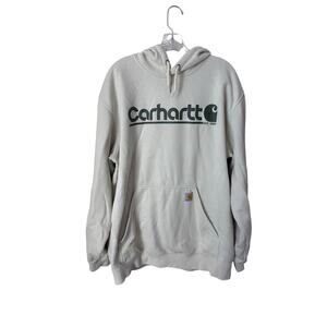 Carhartt Men’s Rain Defender Loose Fit Midweight Logo Graphic Sweatshirt XL